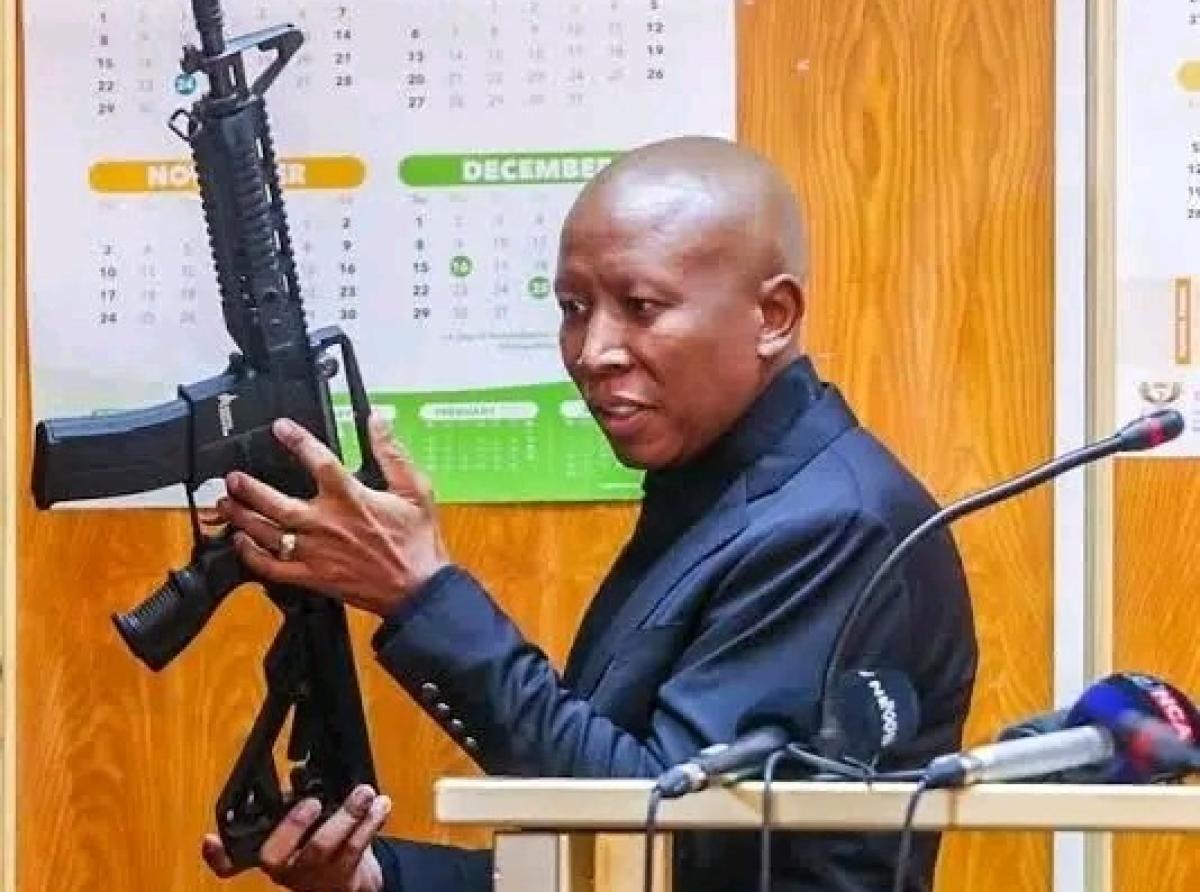 Economic Freedom Fighters (EFF) as the party’s commander-in-chief, Julius Malema. Picture: Supplied